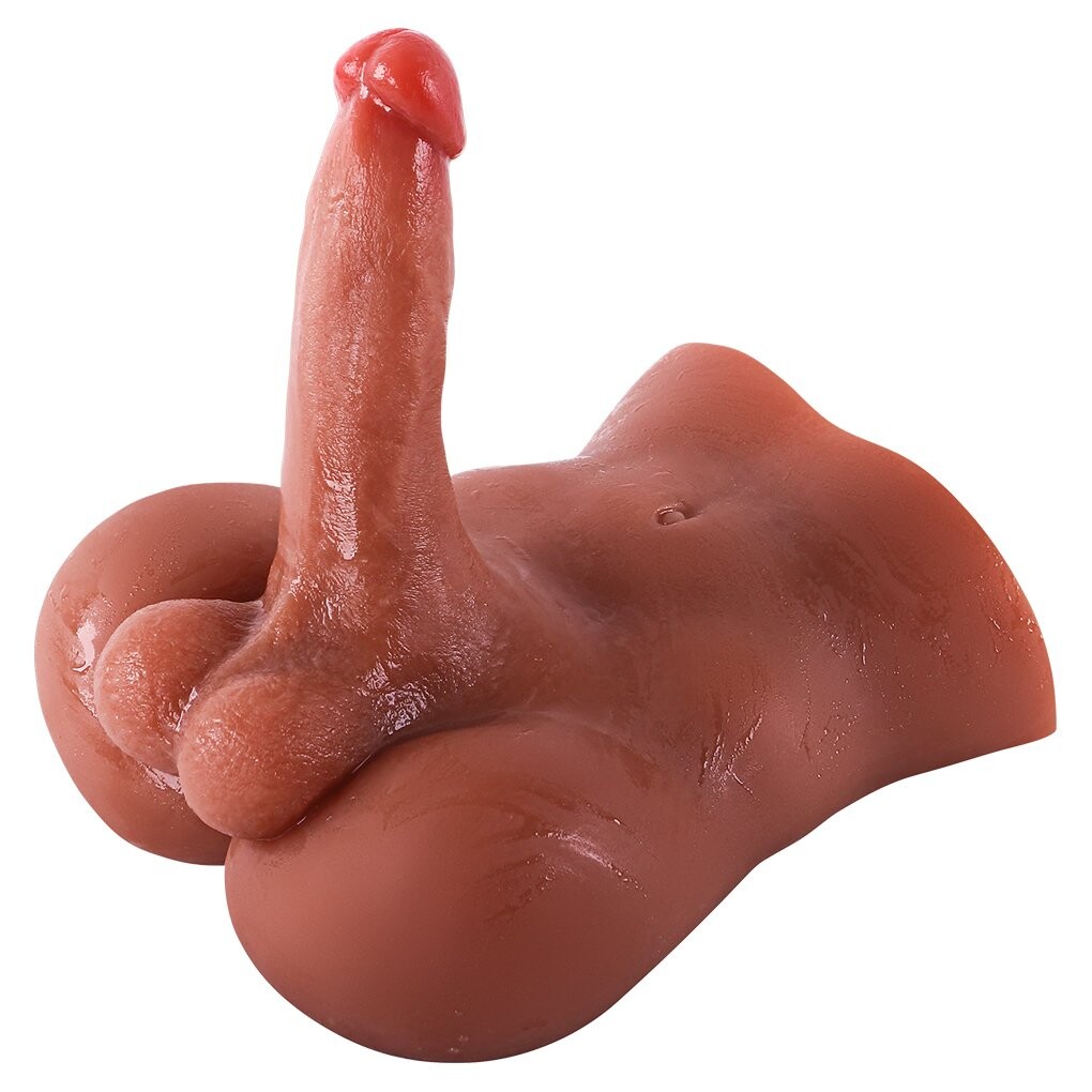 Sekspoppen Torso met Huge Dildo Testikels en Anale Gat voor Gay Mannen Vrouwen 2.83kg | 6.2lbs